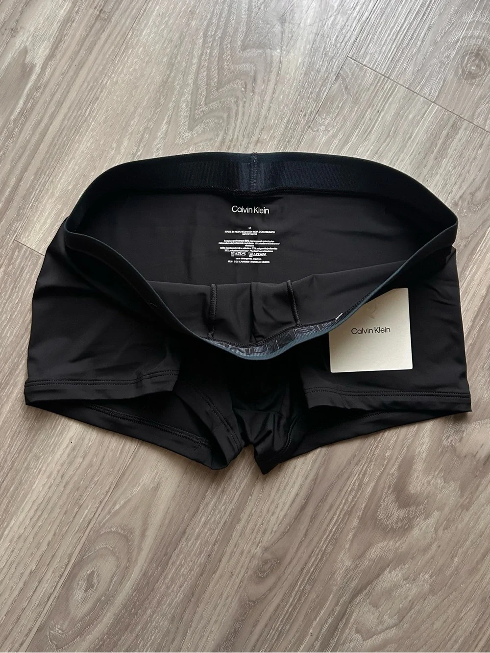 Calvin Klein | Tonal Logo Low Rise Trunks in Black (Medium)